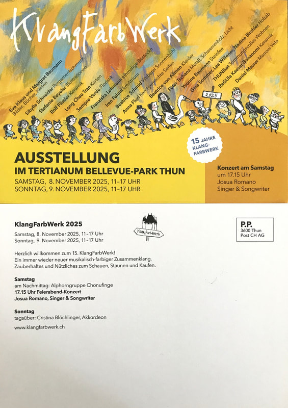 KlangFarbWerk 2025, Austellung in Thun, Märit in Thun, Einkaufen in Thun, Wohnaccessoires